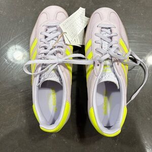 Adidas Gazelle Women’s Lavender & Neon Yellow Classic Sneaker